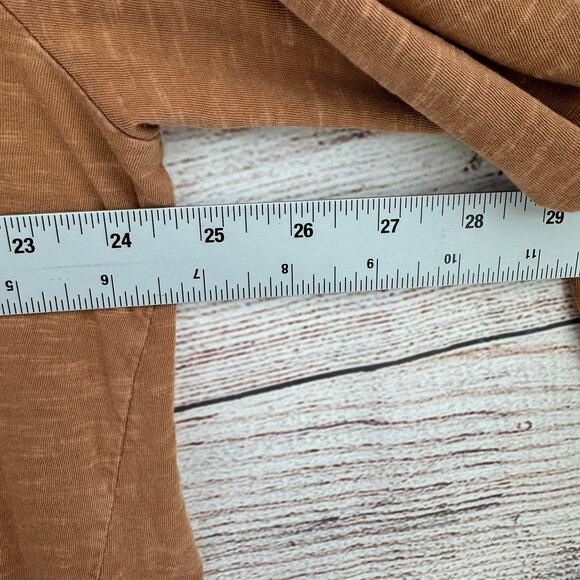 Lot of 2 Lucky Tops Womens XL Cream Brown Thermal Henley Button Down - Picture 10 of 16